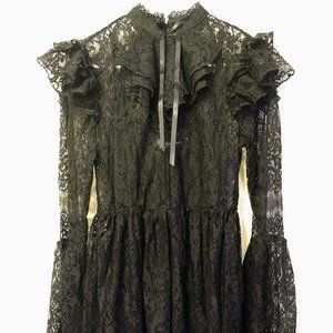 Killstar Liliana Victorian Black Lace Dress
